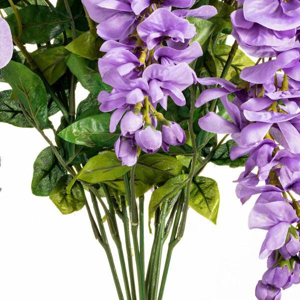 19" Artificial Lavender Wistera Bush 5