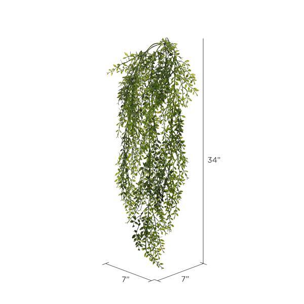 34" Artificial Lemon Beauty Leaf Vine Spray 2