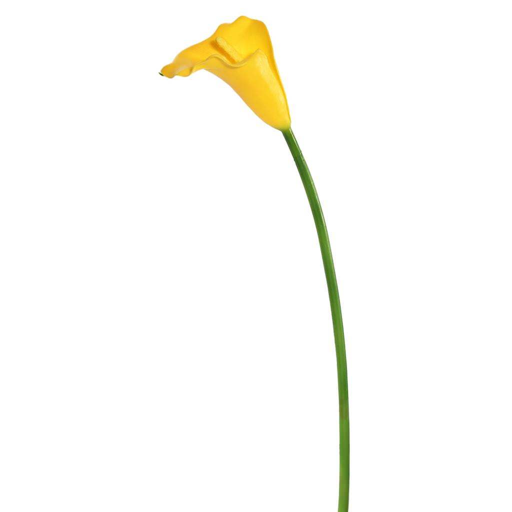 28" Yellow Large Stem Calla Lily 1