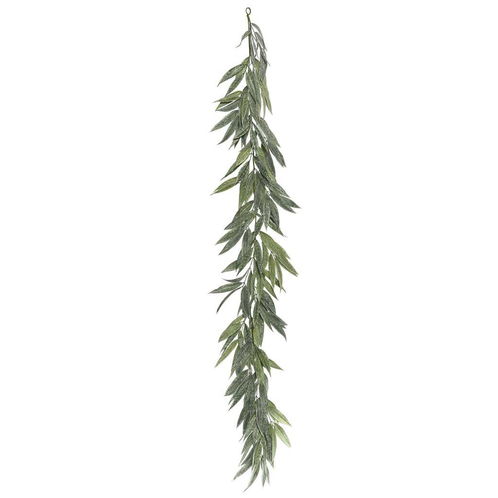 6' Artificial Muddy White Willow Garland 1