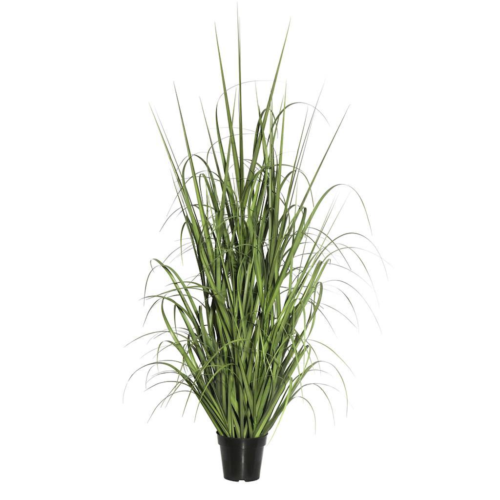 24" Artificial Potted Green Rye grass 1