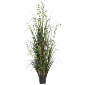 60" Artificial Potted Eucalyptus Grass 1