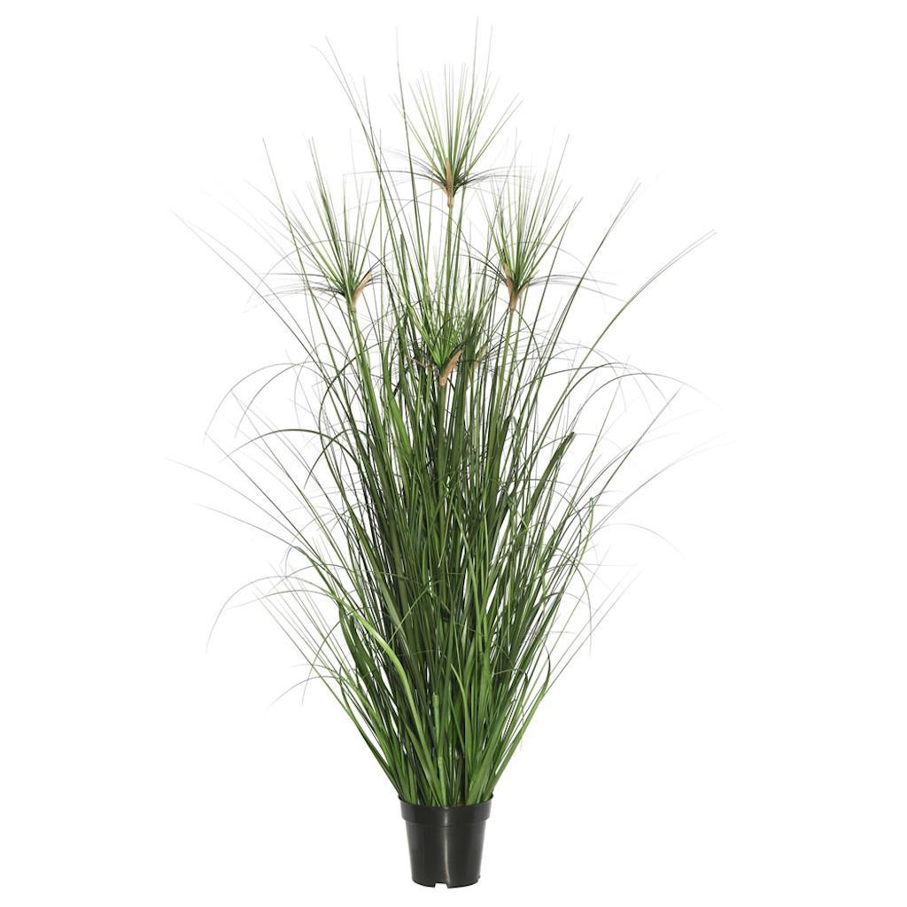 24" Artificial Potted Green Grass X 185 Featuring Brushed Grass 1
