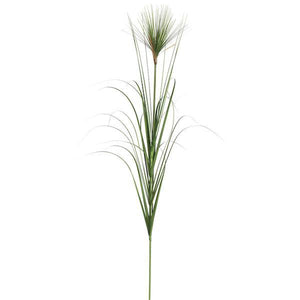 36" Artificial Potted Green Brushed Grass 2