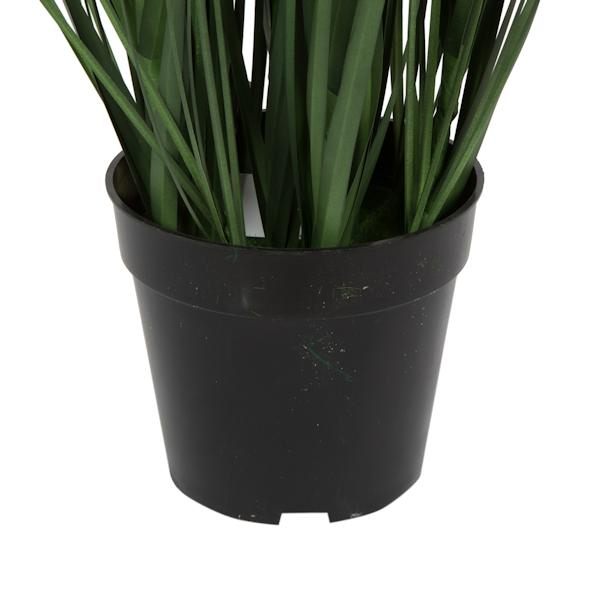 48" Artificial Potted Green Brushed Grass 5