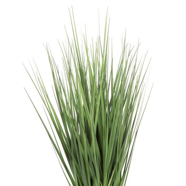 24" Artificial Potted Extra Full Green Grass 2