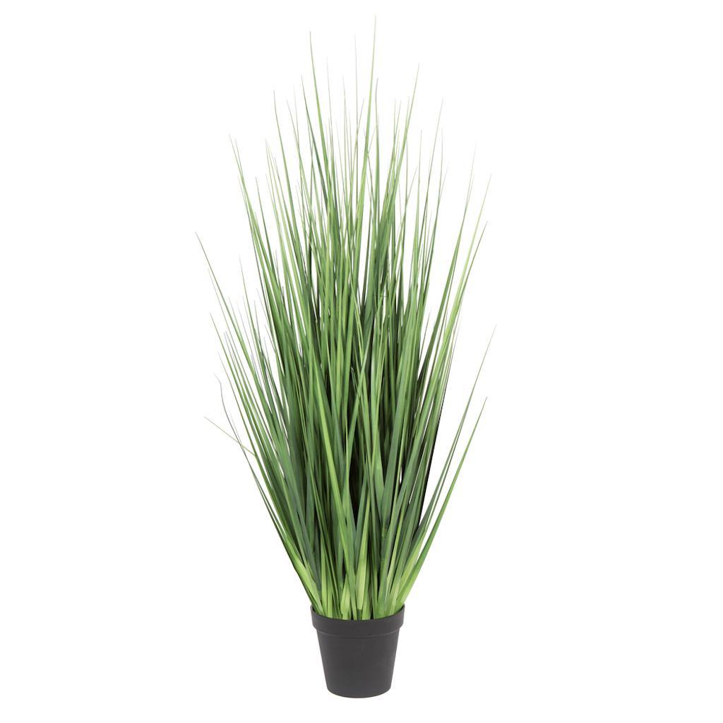 60" Artificial Potted Green Extra Full Grass 1