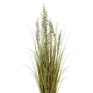48" Artificial Potted Green/Brown Grass 2