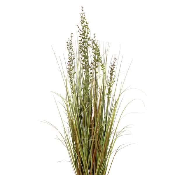48" Artificial Potted Green/Brown Grass 2