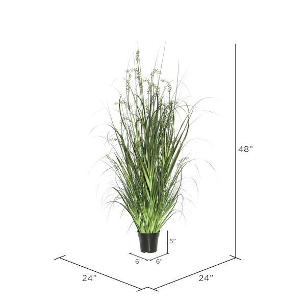 48" Artificial Potted Sheep's Grass 3