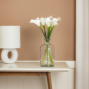 14" Artificial White Calla Lily Bundle 3