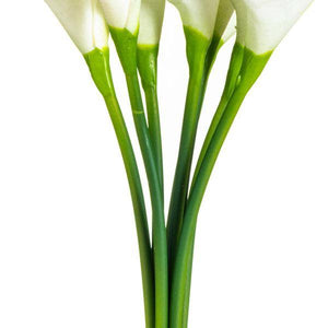 14" Artificial White Calla Lily Bundle 5
