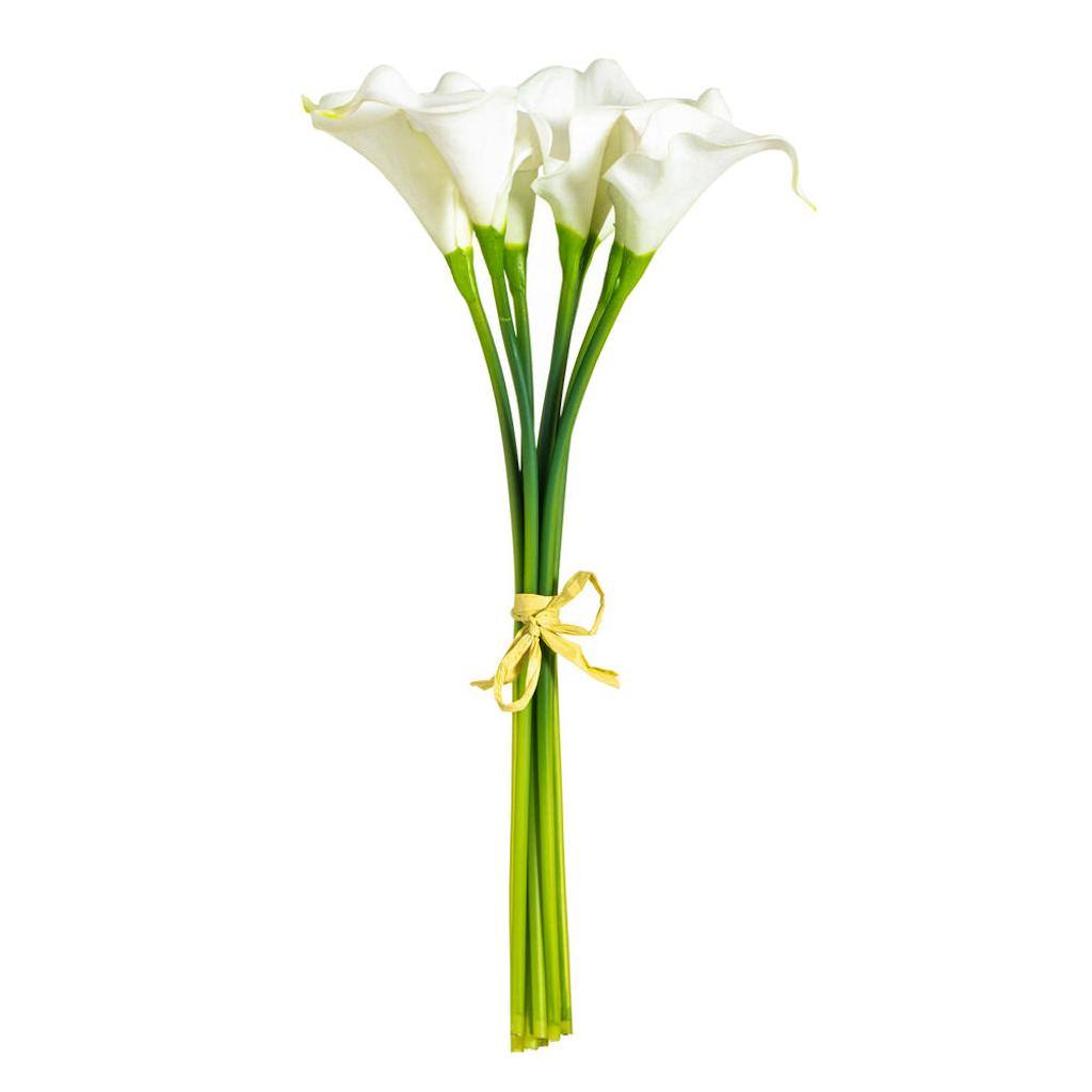 14" Artificial White Calla Lily Bundle 1