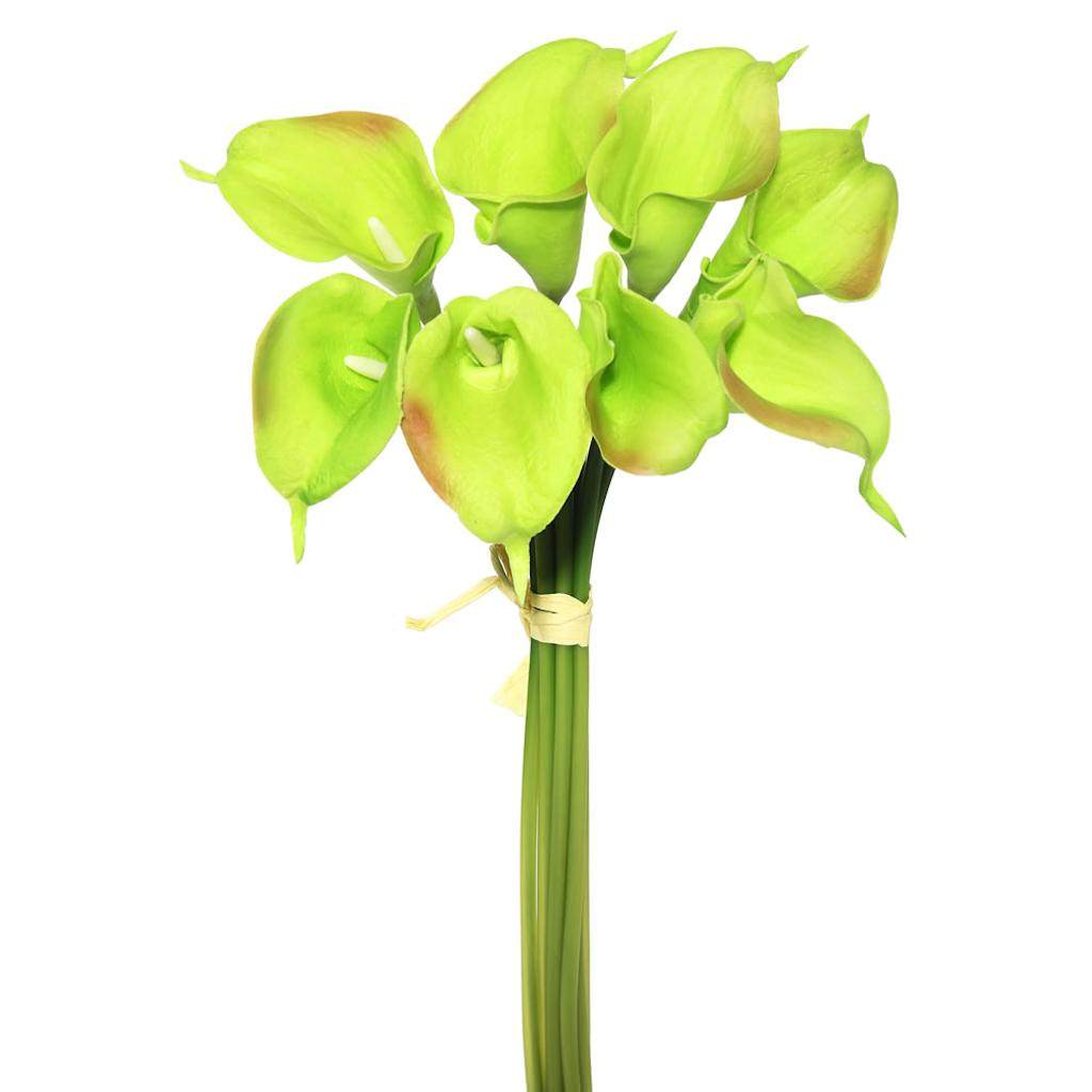 14" Artificial Green Calla Lily Bundle 1