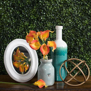 14" Artificial Orange Calla Lily Bundle 2
