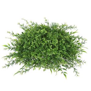 18" Artificial Green Mixed Greenery Half Ball 1