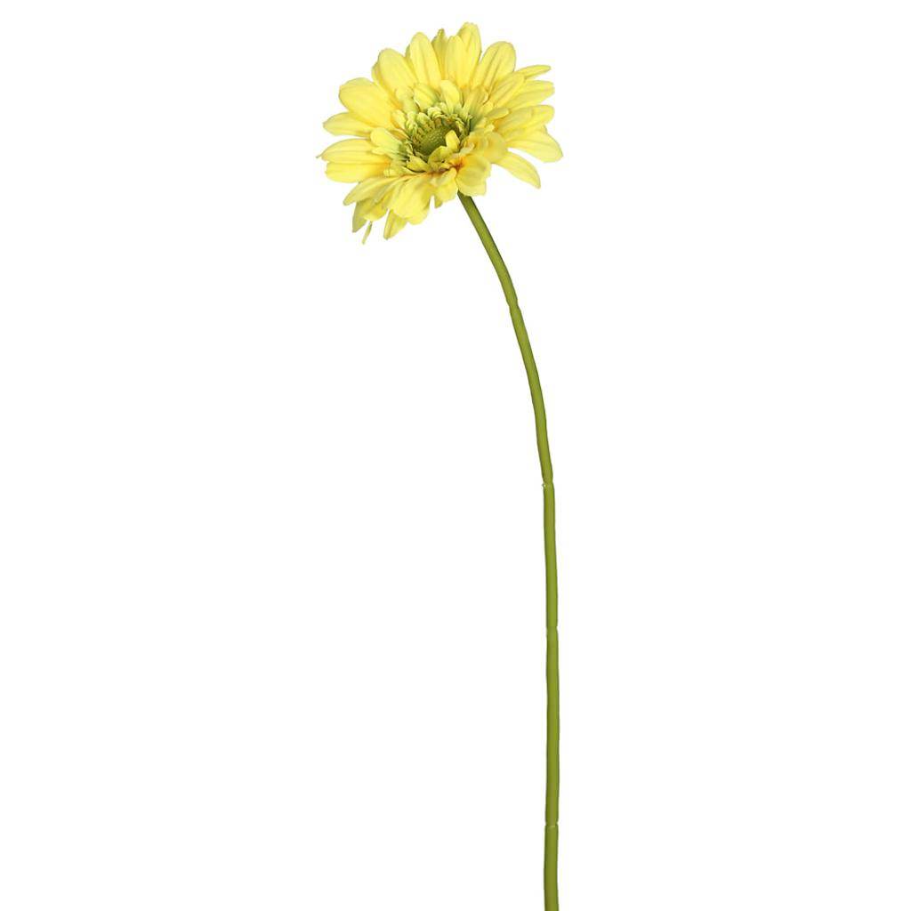 21" Artificial Yellow Gerbera Daisy (6 Pack) 1