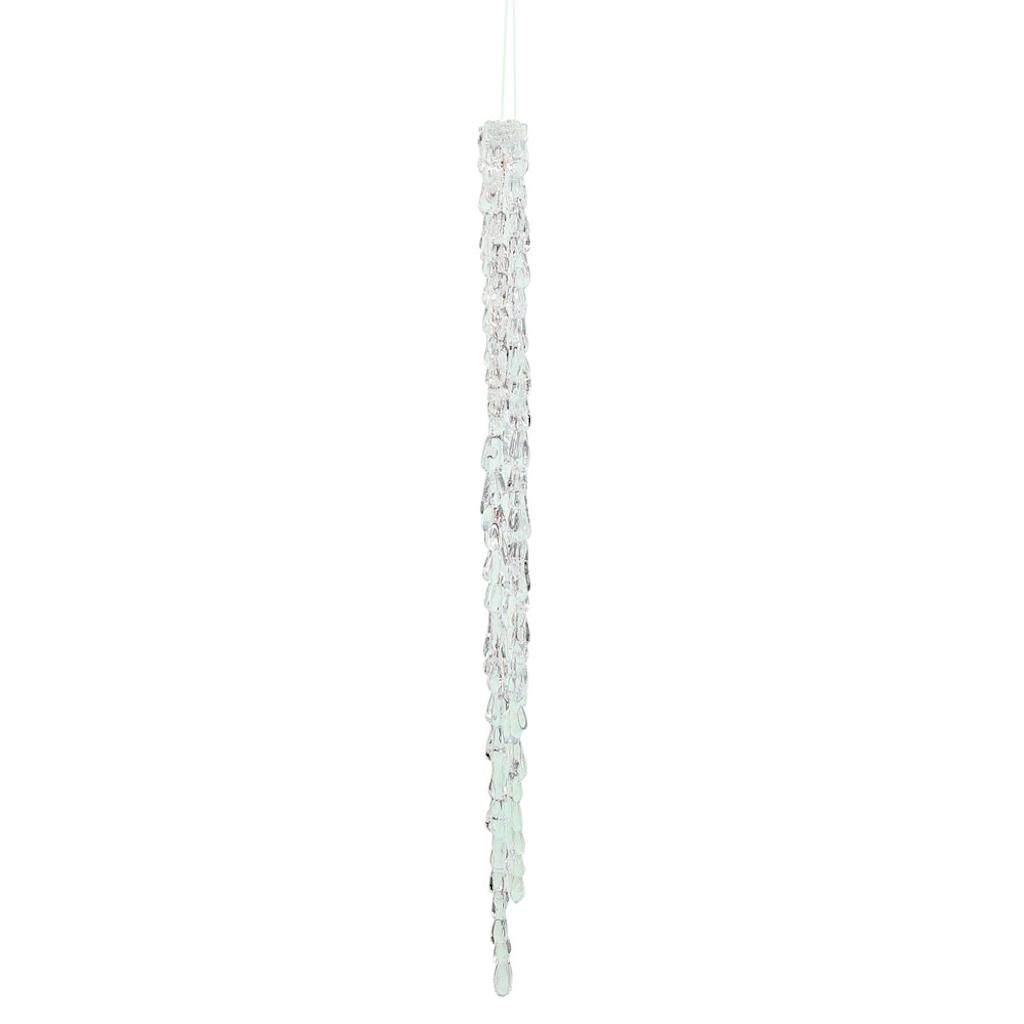 18" Clear Acrylic Icicle Ornament (4 pack) 1
