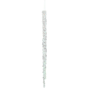 18" Clear Acrylic Icicle Ornament (4 pack) 1