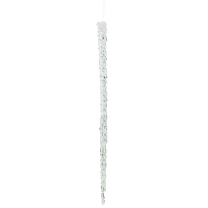 24" Clear Acrylic Icicle Ornament (2 pack) 1
