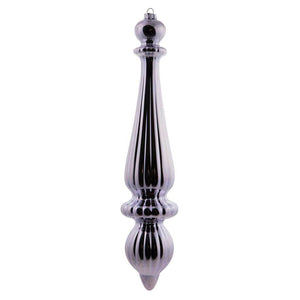 14" Lavender Shiny Finial Drop Ornament (2 pack) 1