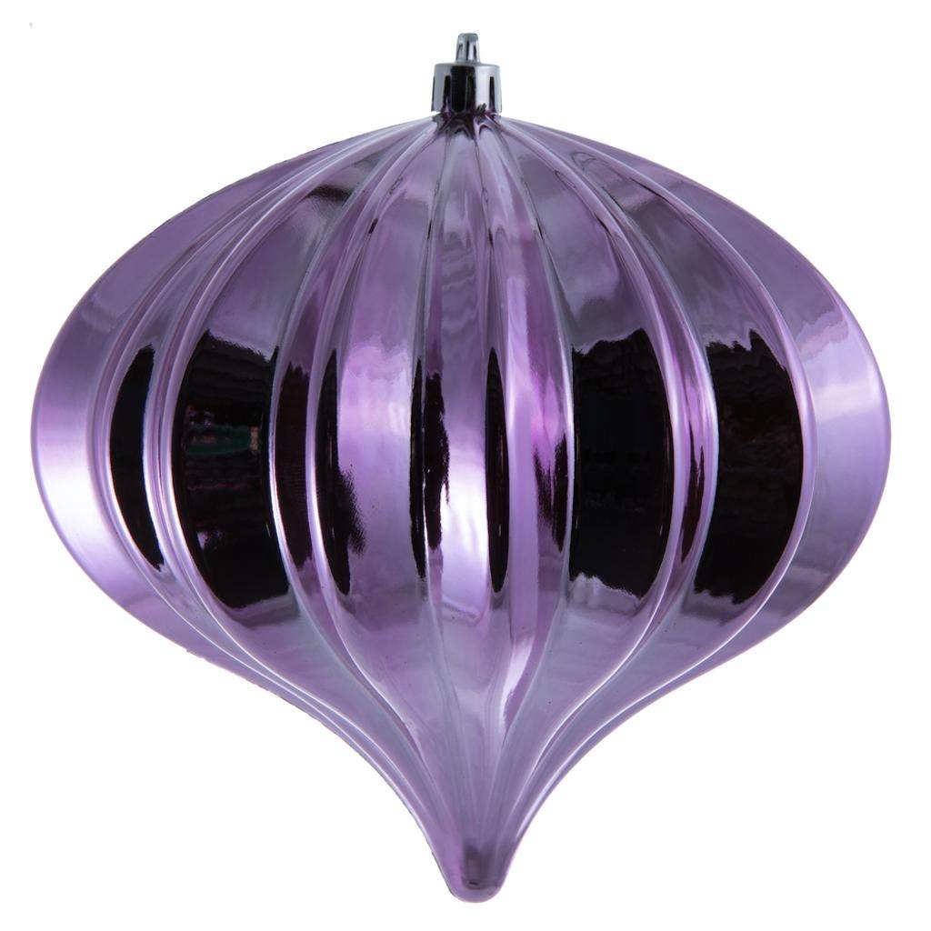 5.7" Pink Shiny Onion Christmas Ornament (3 Pack) 1