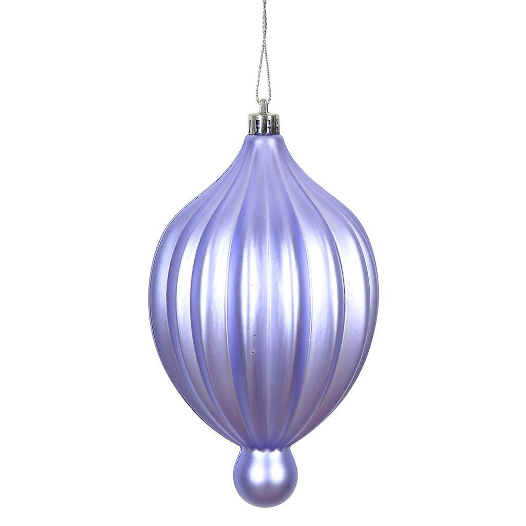 6.3" Lavender Matte Lantern Ornament (4 pack) 1