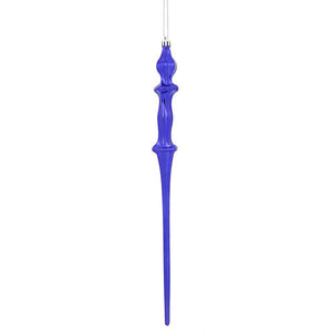 15.7"  Purple Shiny Icicle Ornament (3 pack) 1