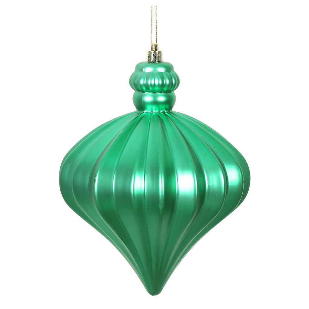 6" Seafoam Matte Onion Drop Ornament (4 pack) 1