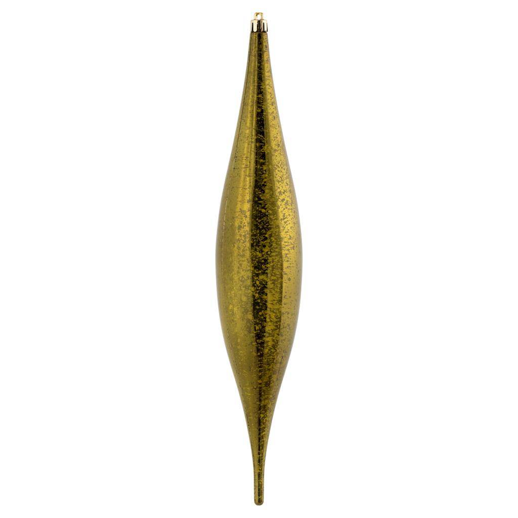 13" Olive Mercury Rain Drop Ornament (2 pack) 1