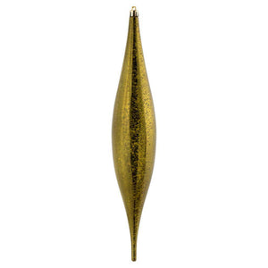 13" Olive Mercury Rain Drop Ornament (2 pack) 1