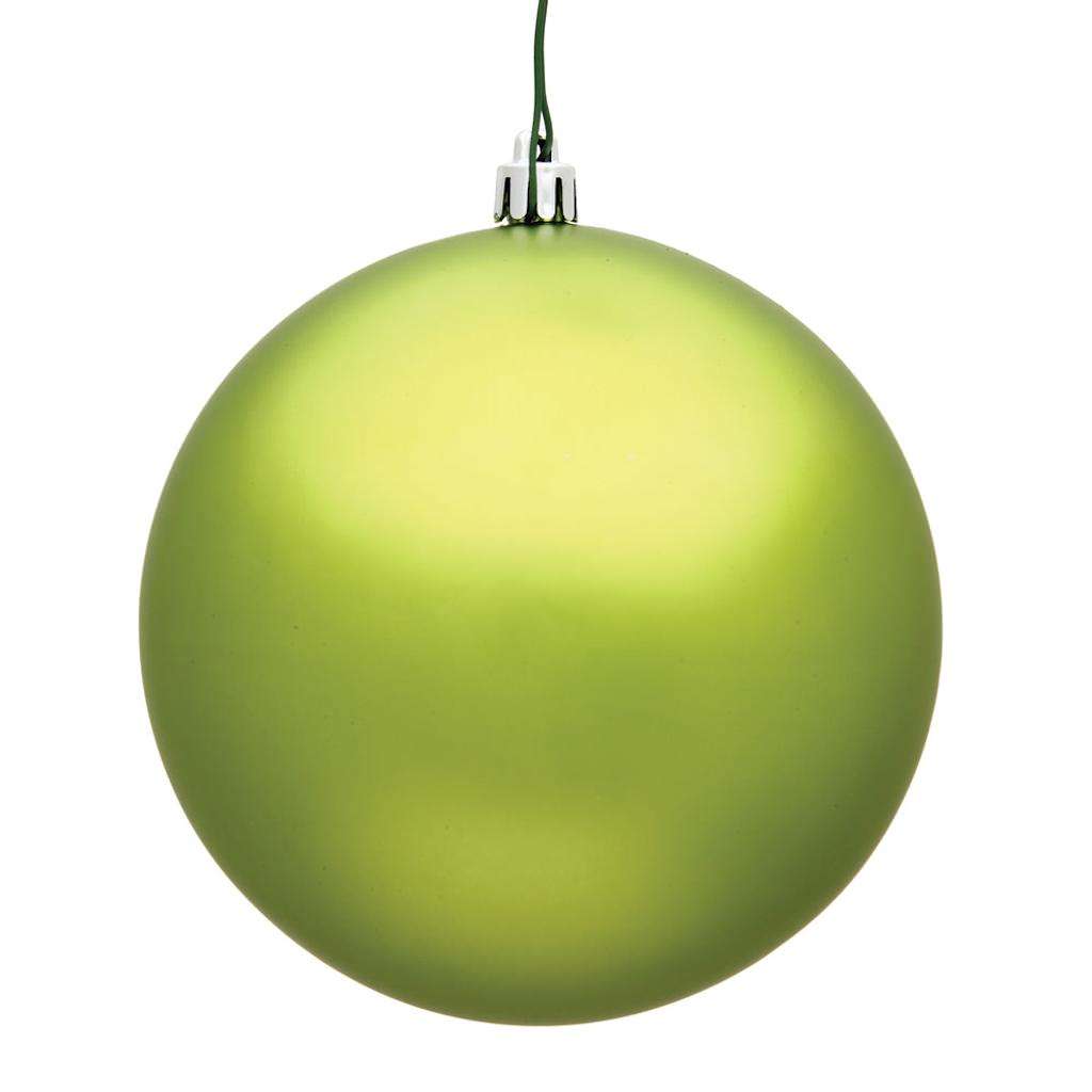 2.4" Lime Matte Ball Ornament (24 pack) 1