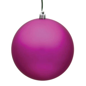 2.75" Fuchsia Matte UV Treated Ball Ornament (12 pack) 1