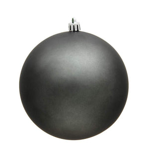 3" Pewter Matte Ball Christmas Ornament (12 pack) 1