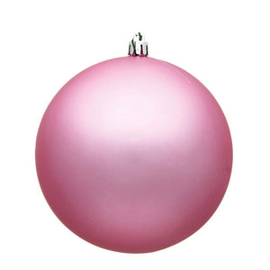 4.75" Pink Matte Ball Christmas Ornament (4 pack) 1