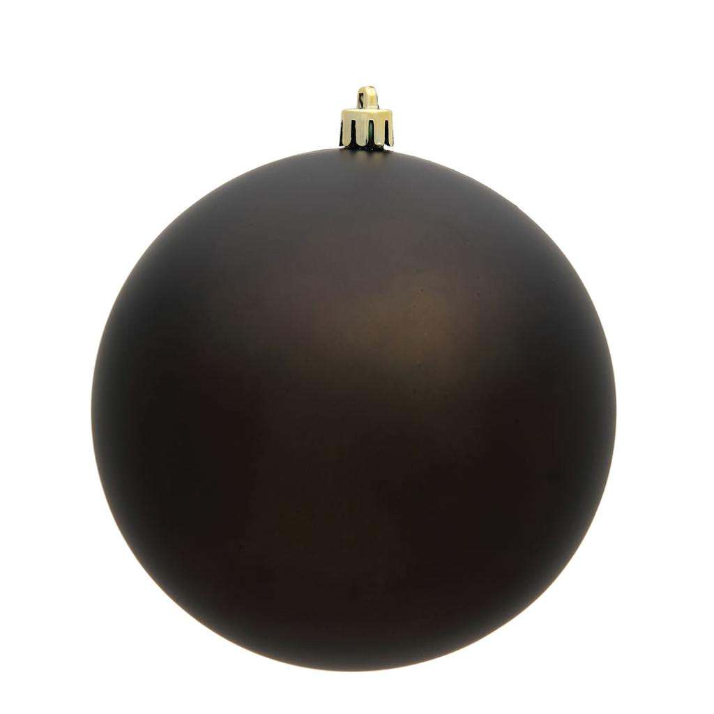 4.75" Gunmetal Matte Ball Christmas Ornament (4 pack) 1