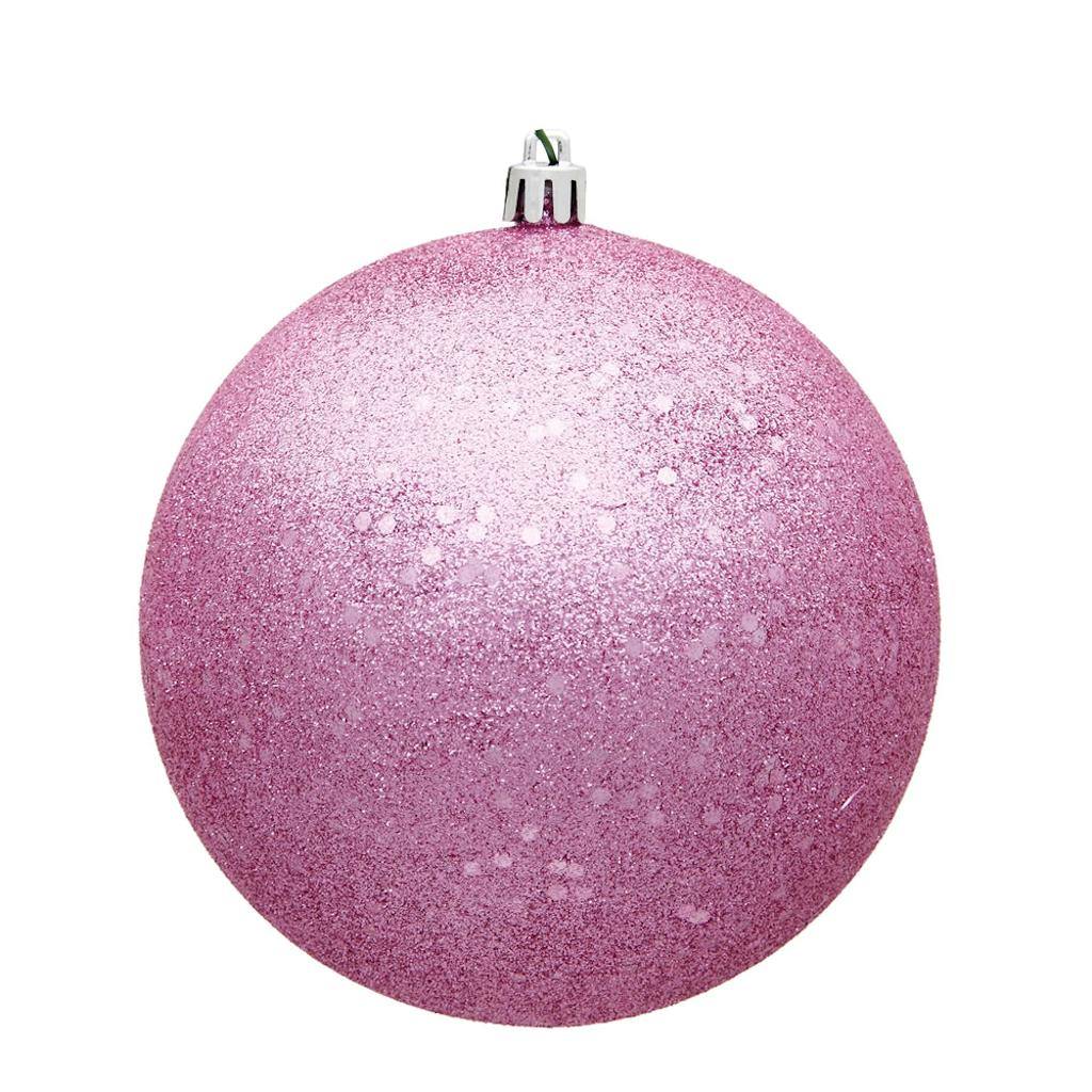 12" Pink Sequin Ball Ornament 1