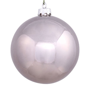 15.75" Pewter Shiny Ball Ornament 1
