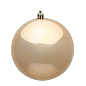 3" Cafe Latte Shiny Finish Ball Ornament (32 pack) 1