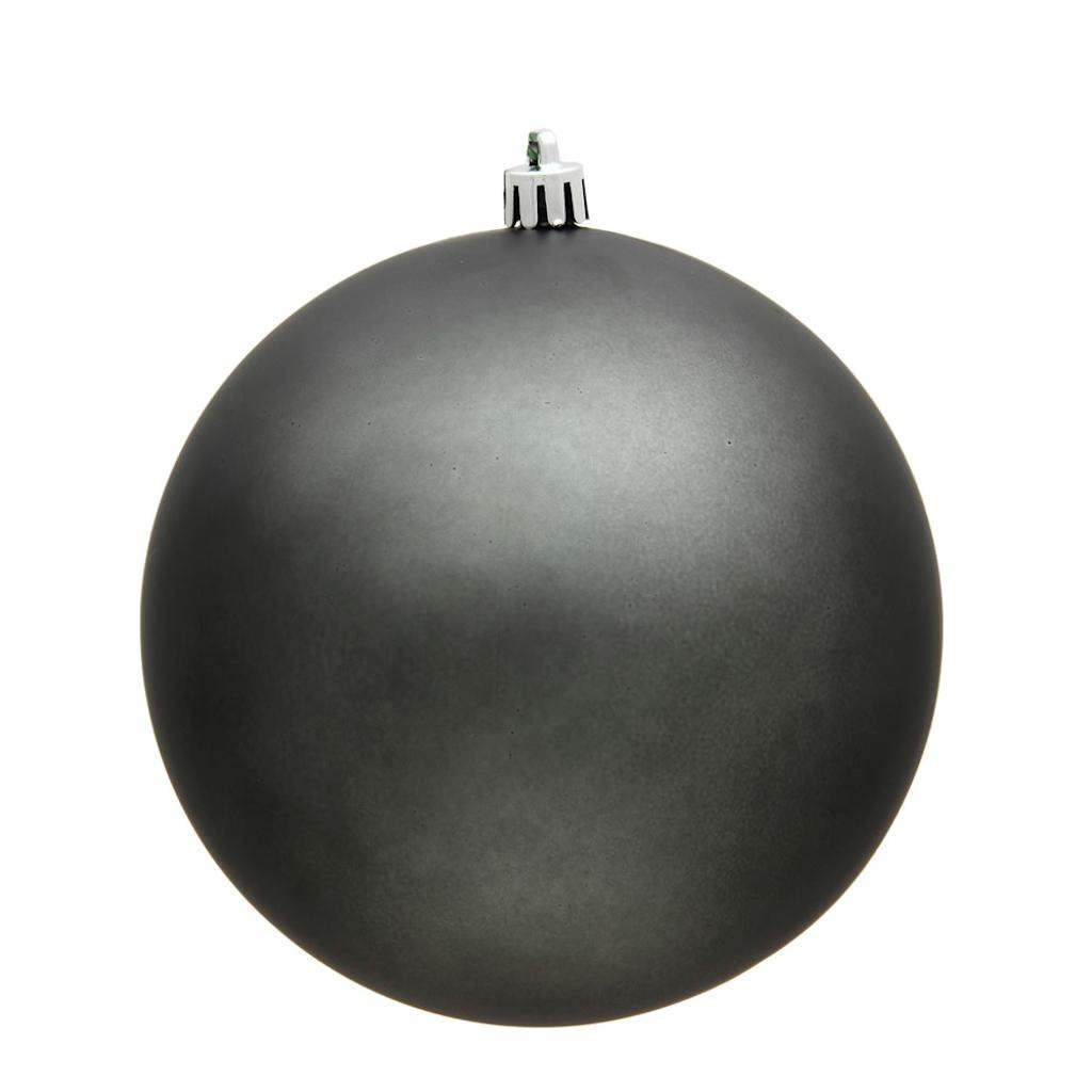3" Pewter Matte Finish Ball Ornament (32 pack) 1
