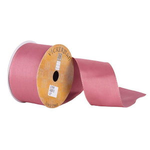 2.5" x 10yd Dusty Rose Satin Ribbon 1