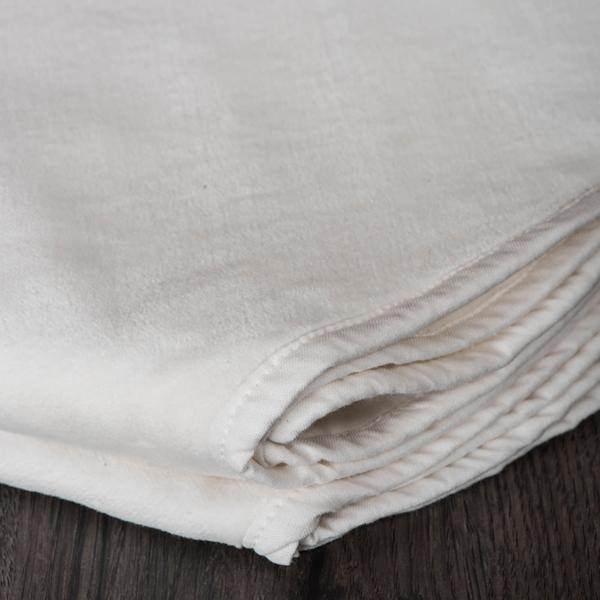 60" White Cotton Velvet Silver Sequin/Embroidered Tree Skirt 2
