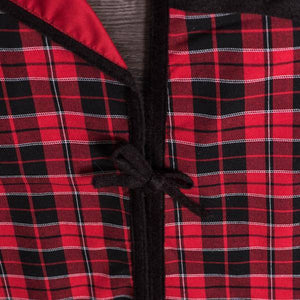 60"  Traditional Holiday Plaid Tree Skirt 3