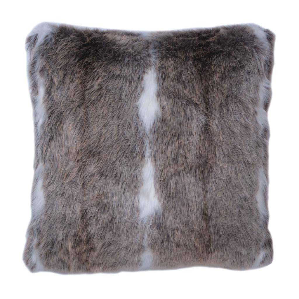 18" x 18"  Faux "Mink" Fur Pillow 1