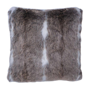 18" x 18"  Faux "Mink" Fur Pillow 1