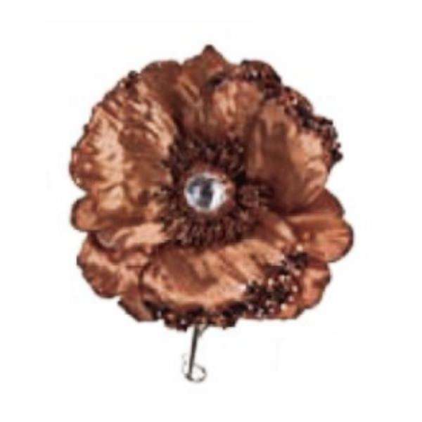 5" Copper Wild Poppy Head Clip (3 pack) 1