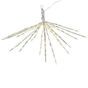 24" Silver Twinkle Starburst Ornament 160 LED 1