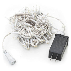 144 Light 14' White Wire Warm White LED Spider Set 2