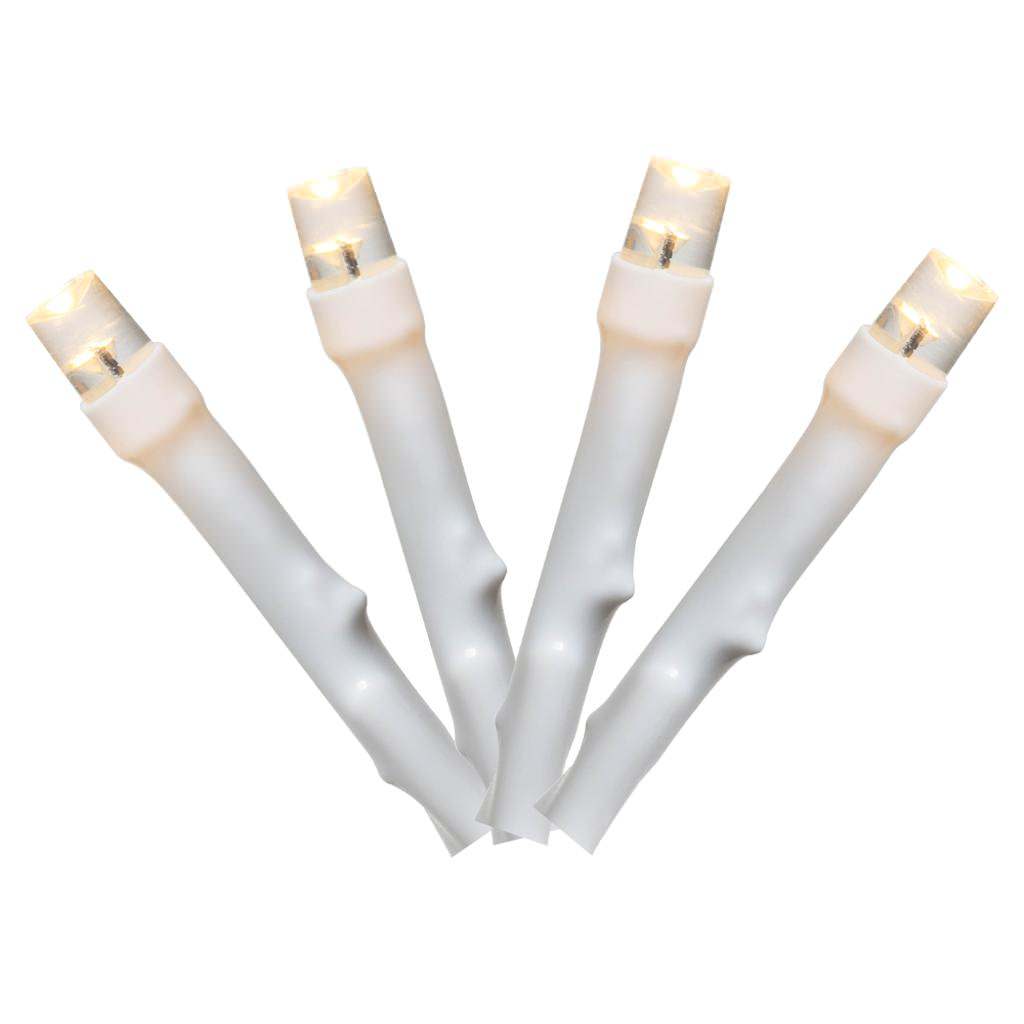 144 Light 14' White Wire Warm White LED Spider Set 1