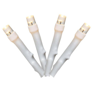144 Light 14' White Wire Warm White LED Spider Set 1